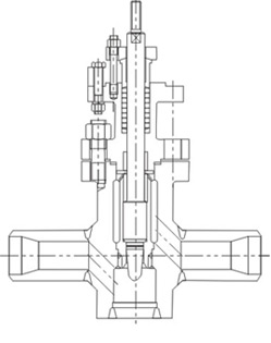 噴水減溫調節閥結構圖