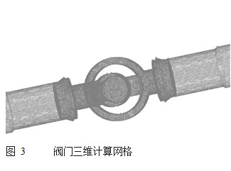 閥門三維計算網格