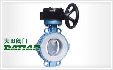 D371(半襯)、D371Fs(全襯)蝸輪對夾襯氟塑料蝶閥