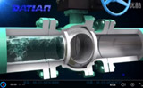 氣動浮動式球閥  視頻 三維展示
