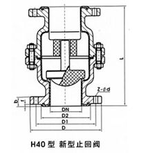 襯里新型止回閥 襯里新型止回閥